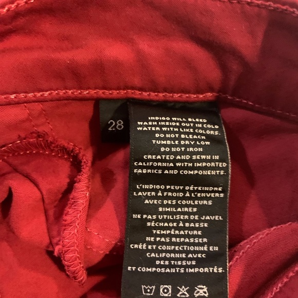 Jbrand jeans vermillion red - Picture 5 of 5